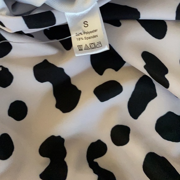 PRINCESS POLLY LIKE STYLE STRETCH ANIMAL PRINT SWIM BODYCON ONE PIECE  S - Picture 10 of 15